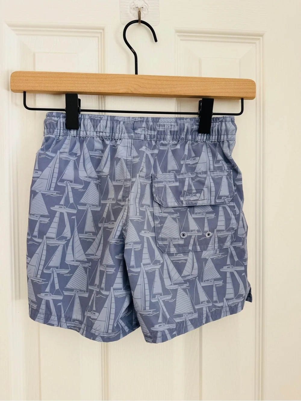 Vineyard Vines Pink Fish & Blue Sail Reversible Swim Shorts